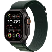 APPLE Watch Ultra 2 (2024) 49mm Černý titan s tmavě zeleným alpským tahem M