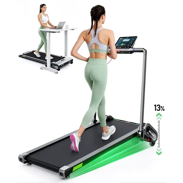 Akluer H1-B 13% Auto Incline Under Desk Treadmill