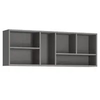 Polička Laser LASP01 šedá platina