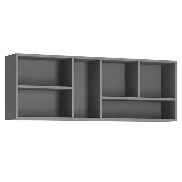 Polička Laser LASP01 šedá platina