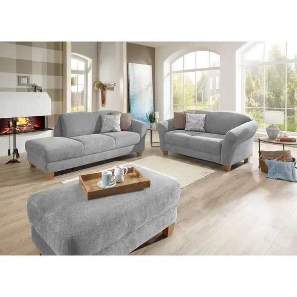 Sit & More DVOUMÍSTNÁ POHOVKA, textil, barvy stříbra