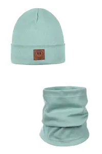 Dětská souprava čepice a nákrčníku SMILE