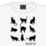 Dámské tričko Kočičí řeč, M