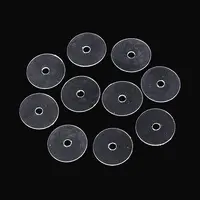 50Pcs Transparent PVC Insulating Gaskets