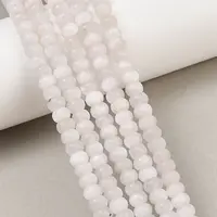 Natural Selenite Beads Strands