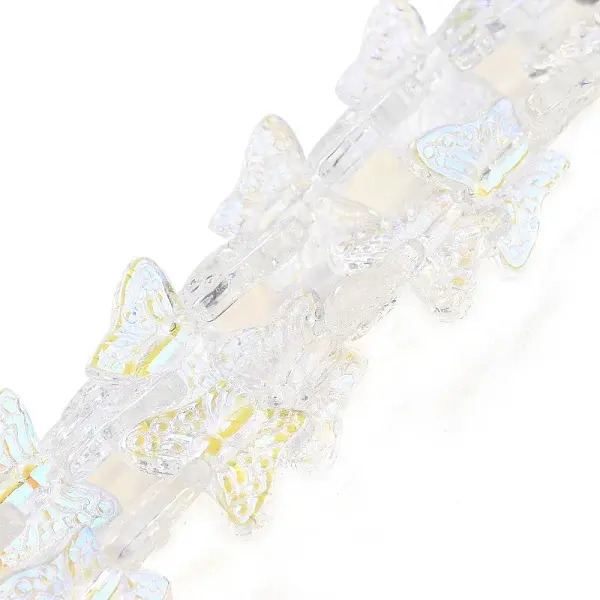 Transparent Glass Beads Strands