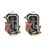 Halloween Theme Rack Plating Alloy Enamel Pendants