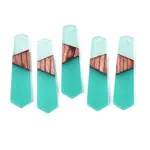 Resin & Walnut Wood Pendants