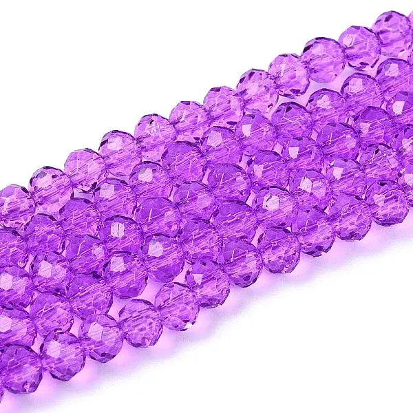 Baking Paint Glass Beads Strands