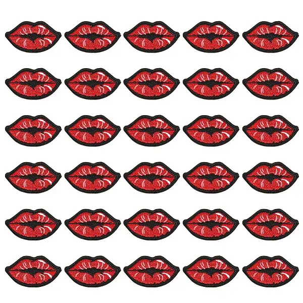 30Pcs Lip Appliques
