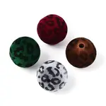 Flocking Opaque Acrylic Beads