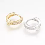 Brass Huggie Hoop Earring Findings