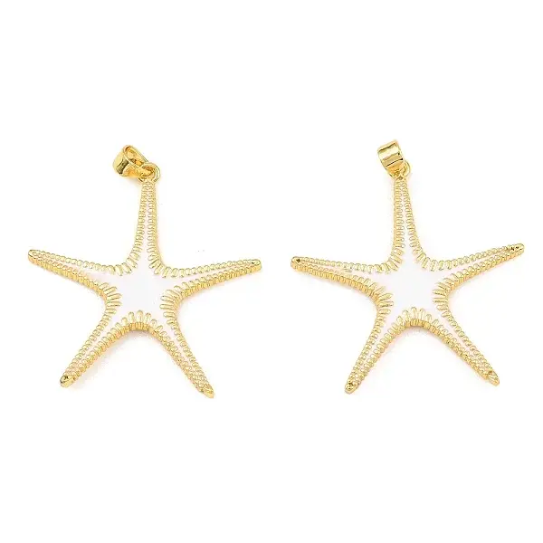 Brass Enamel Pendants