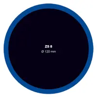 Záplata ZS na opravu duší, kulatá, různé velikosti - Ferdus Varianta: ZS 8 na opravu duší průměr 120 mm. 1 ks