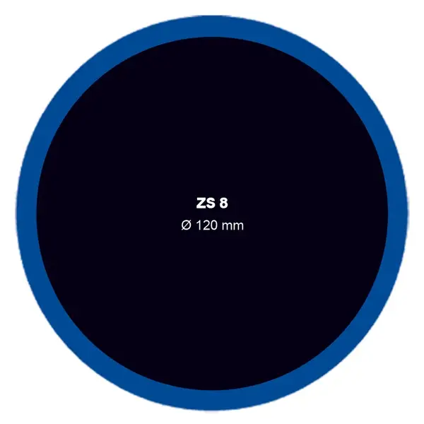 Záplata ZS na opravu duší, kulatá, různé velikosti - Ferdus Varianta: ZS 8 na opravu duší průměr 120 mm. 1 ks