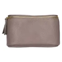 Dámská kožená ledvinka Italia Milagros - šedá