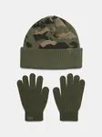 Chlapecký set Under Armour B Beanie/Glove Combo-GRN - Kluci