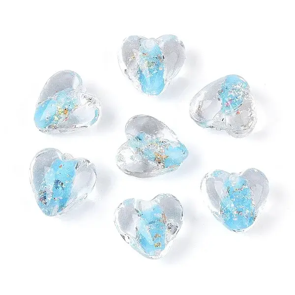 Handmade Foil Glass Beads