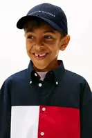 Bavlněná baseballová čepice Tommy Hilfiger tmavomodrá barva, KA0KA00032