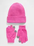GAP dětský set čepice a rukavic - dívky