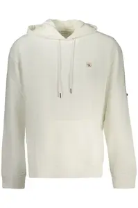 CALVIN KLEIN MEN'S ZIP-UP SWEATSHIRT WHITE