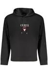 Čierna mikina s kapucňou Guess