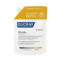 DUCRAY Kelual Squanorm hydratační šampon proti suchým lupům náplň 400 ml