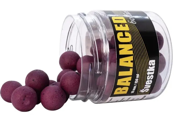 Carp inferno balanced boilie švestka 150 ml - 20 mm