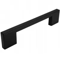 Nábytková úchytka plastová CLP L-137 128/96 čierna matná
