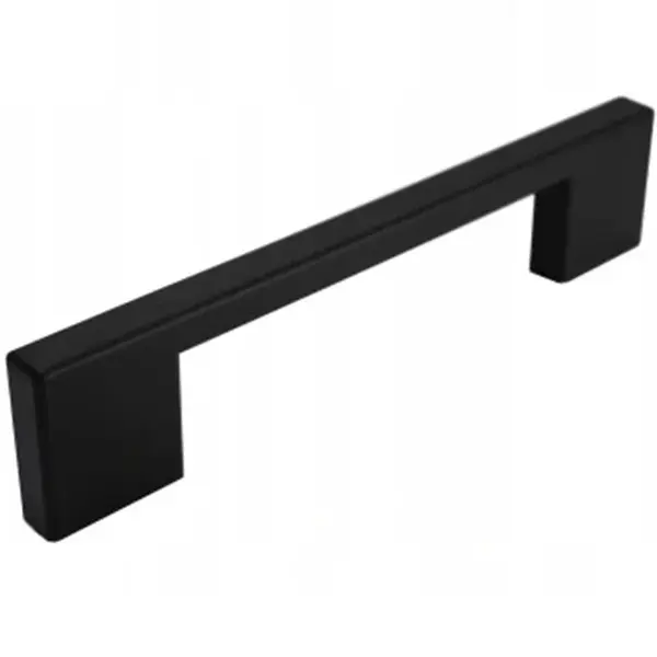 Nábytková úchytka plastová CLP L-137 128/96 čierna matná