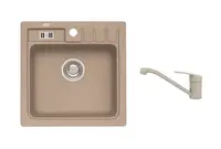 Alveus - Set dřezu Niagara 20 a baterie Clara, beige SETA25909