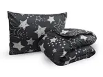 Set celoroční přikrývky 140x200 cm z dutého vlákna s polštářem 70x90 cm DREAM STAR
