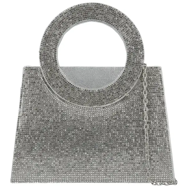 Dámská plesová kabelka stříbrná - Michelle Moon Alette