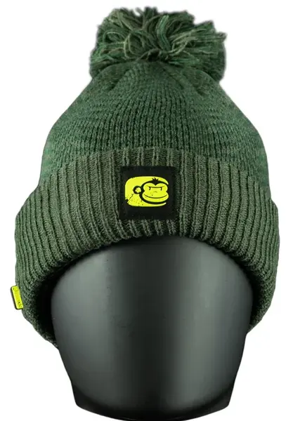 Ridgemonkey čepice apearel thermapro waterproof bobble hat green