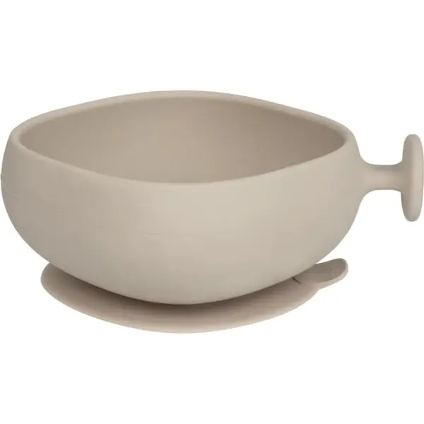 B.Box Silicone Bowl silikonová miska s víčkem Beige 300 ml