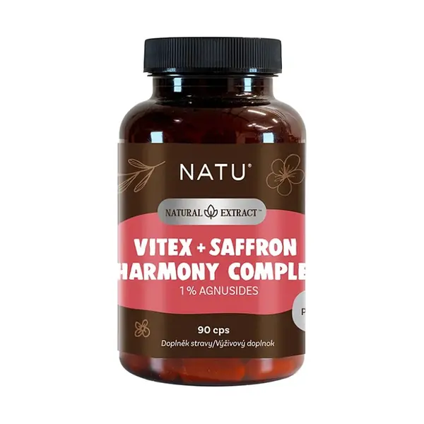 NATU Drmek extrakt se šafránem 90 kapslí