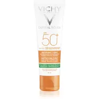 Vichy Capital Soleil Mattifying 3-in-1 ochranný zmatňujúci krém na tvár SPF 50+ 50 ml