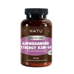 NATU Natural Extract, Ashwagandha extrakt KSM-66 (5% withanolidov) s piperinom 90 kapsúl