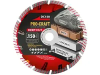 Kotouč řezný diamantový 150mm PROCRAFT DC150 Deep Cut