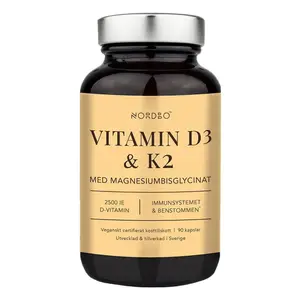 Nordbo Vitamin D3 & K2 & Magnesium 90 kapslí