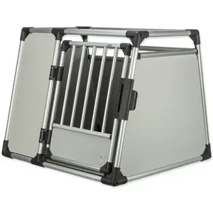 Trixie Přepravka hliník L-XL 94×75×88cm stříbrno-šedá