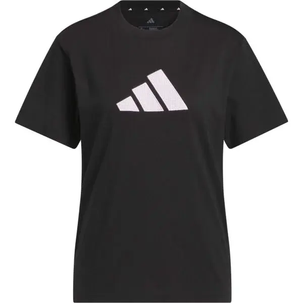 adidas SC GINGHAM TEE W Dámské triko, černá, velikost