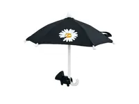 Deštník pro telefon s přísavkou Kytička Black