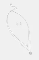 Náušnice a náhrdelník Dkny