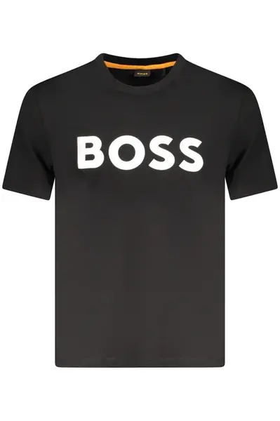 HUGO BOSS MEN'S SHORT SLEEVE T-SHIRT BLACK