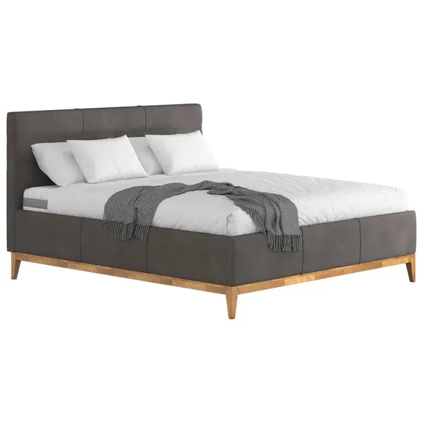 MID.YOU ČALOUNĚNÁ POSTEL, 180/200 cm, tmavě šedá