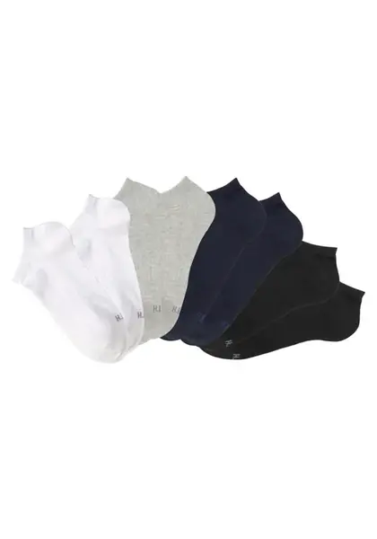 H.I.S Ponožky  námornícka modrá / svetlosivá / čierna / biela