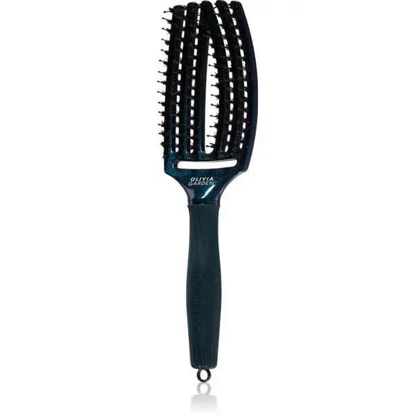 Olivia Garden Fingerbrush Midnight Desert plochý kartáč odstín Saphire 27 cm