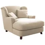 Sit & More XXL KŘESLO, textil, ecru