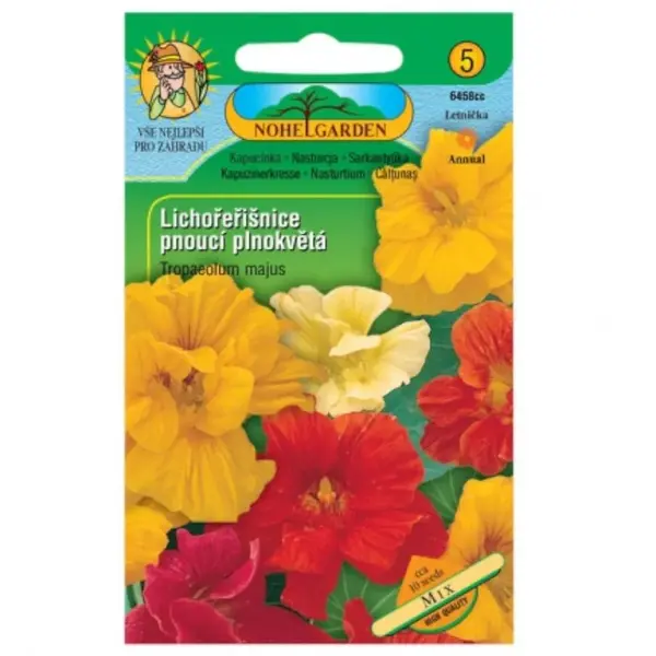 Kapucínka väčšia ťahavá plnokvetá, zmes